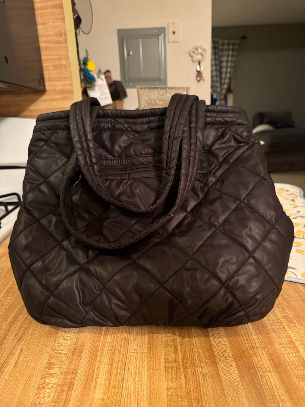 Vera Bradley puff tote…
